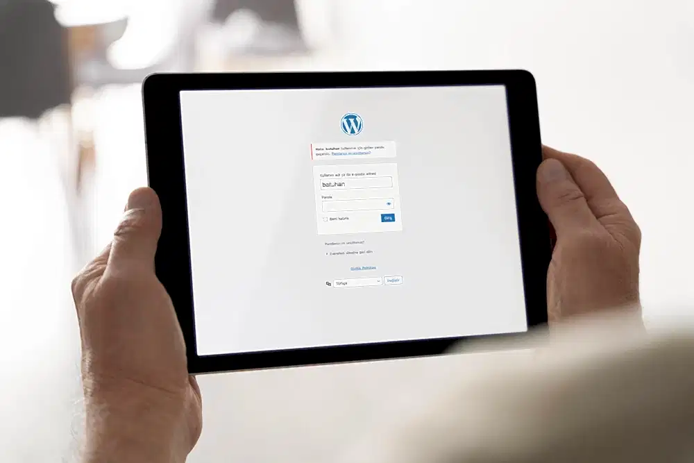 wordpress admin şifre sıfırlama resimli anlatım