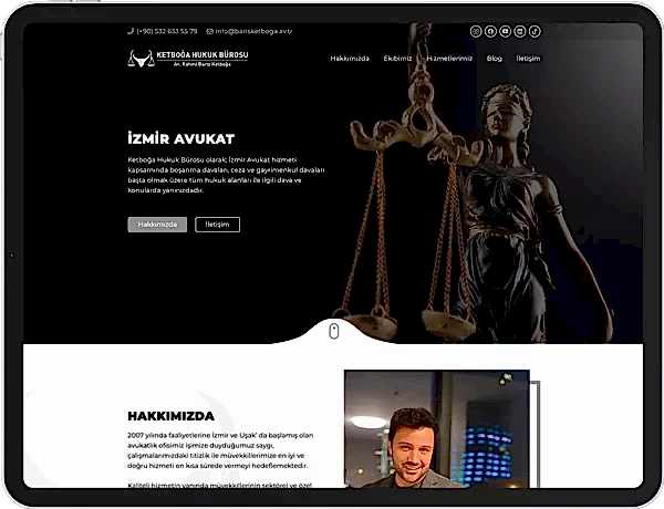 Avukat Barış Ketboğa SEO Web Sitesi