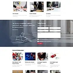 avukat raziye demirli kurumsal web tasarım çalışması