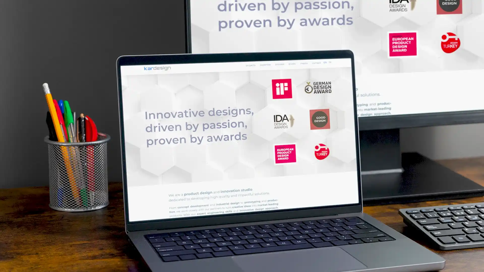 kardesign kurumsal web tasarım çalışması