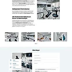 kuşadası dental web tasarım çalışması